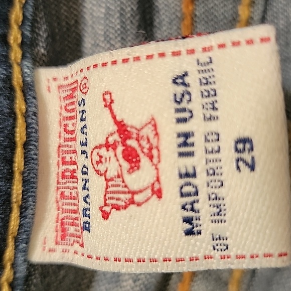 True Religion Distressed Skinny Low Rise Jeans Size 29 - Picture 3 of 11